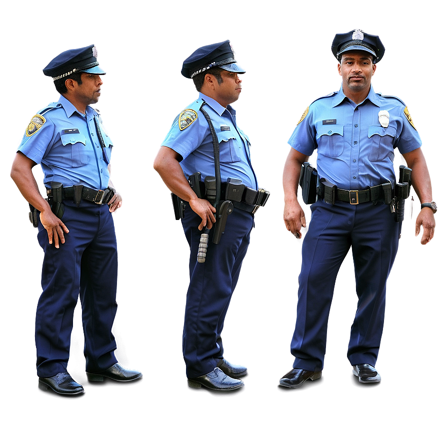 Uniformed Police Officer Png Quv PNG image