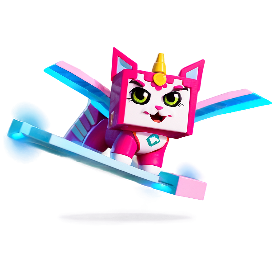 Unikitty Flying Pose Png Vft PNG image