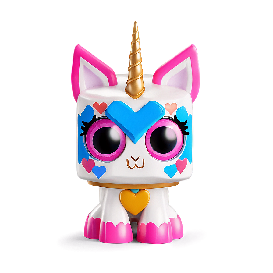 Unikitty With Heart Eyes Png Tkl PNG image