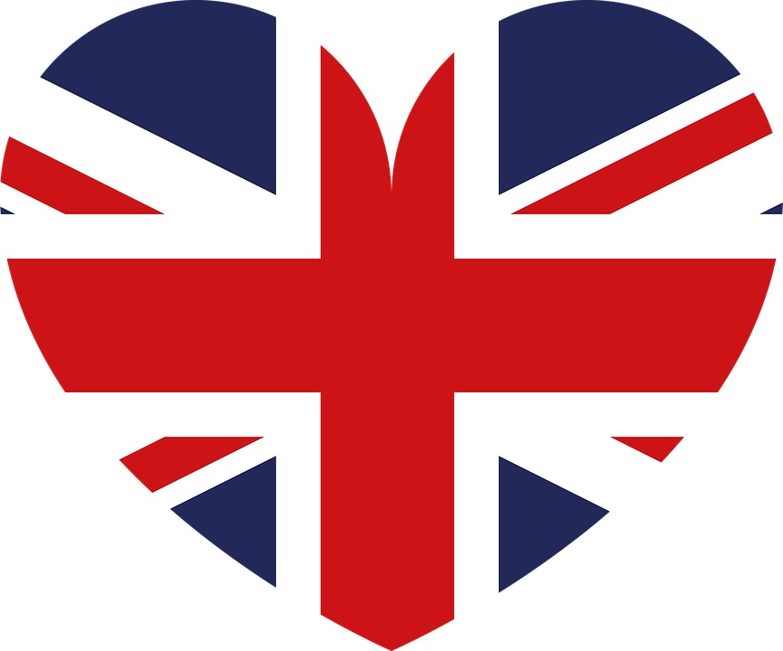 Union Jack Heart U K Patriotism PNG image