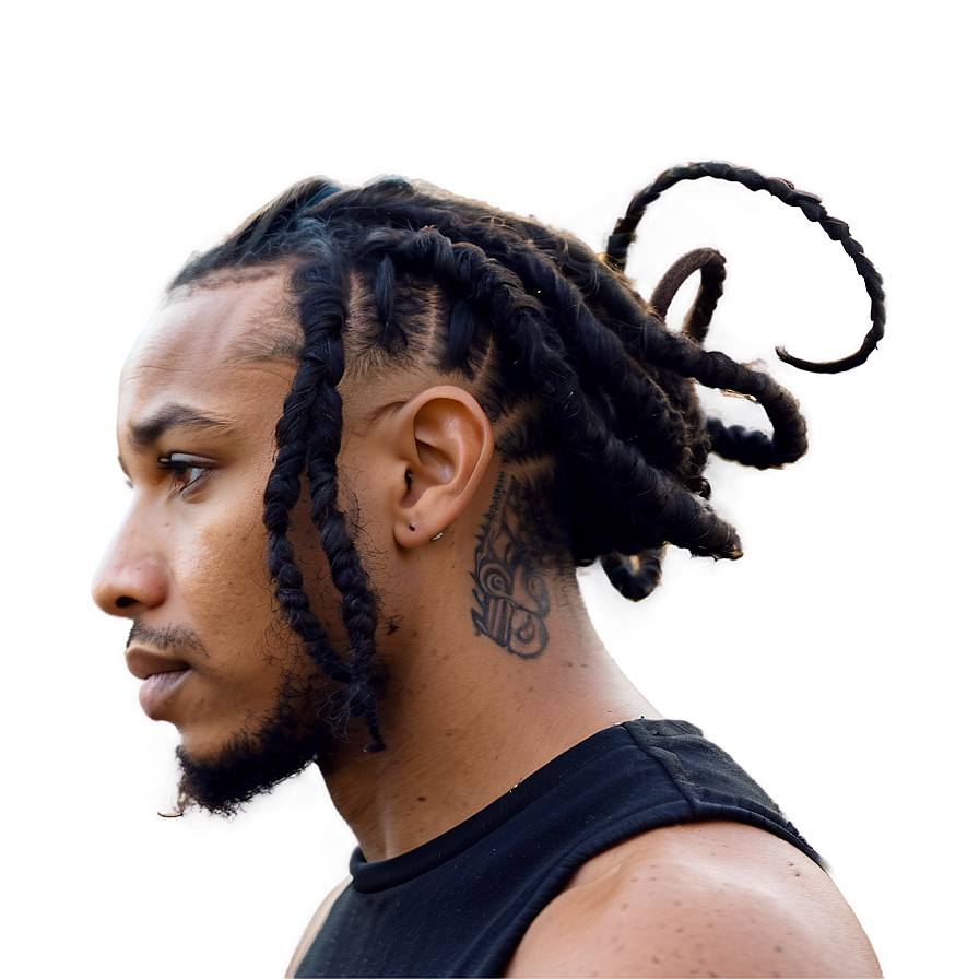 Unique Dreads Styles Png 05242024 PNG image