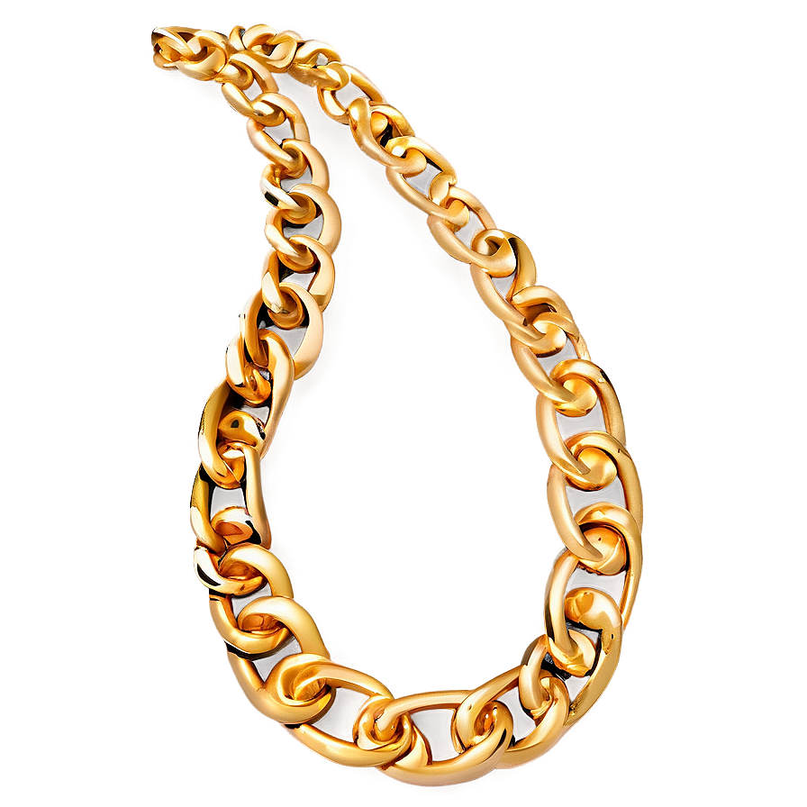 Unique Gold Chain Png 7 PNG image