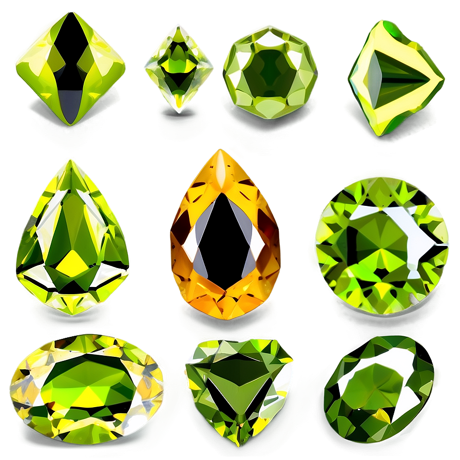 Unique Peridot Shapes Png Obt5 PNG image