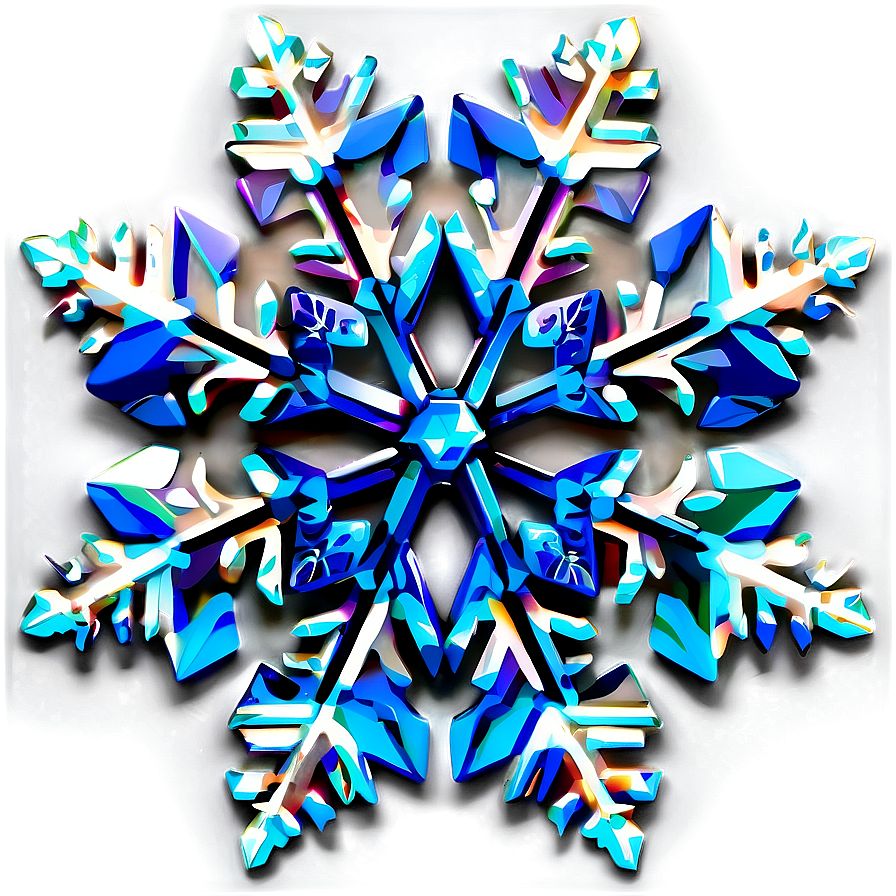 Unique Snowflake Illustration Png 05252024 PNG image