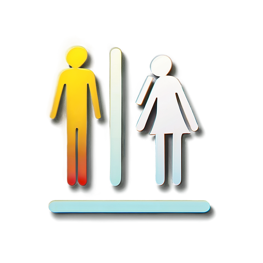 Unisex Bathroom Sign Png 27 PNG image