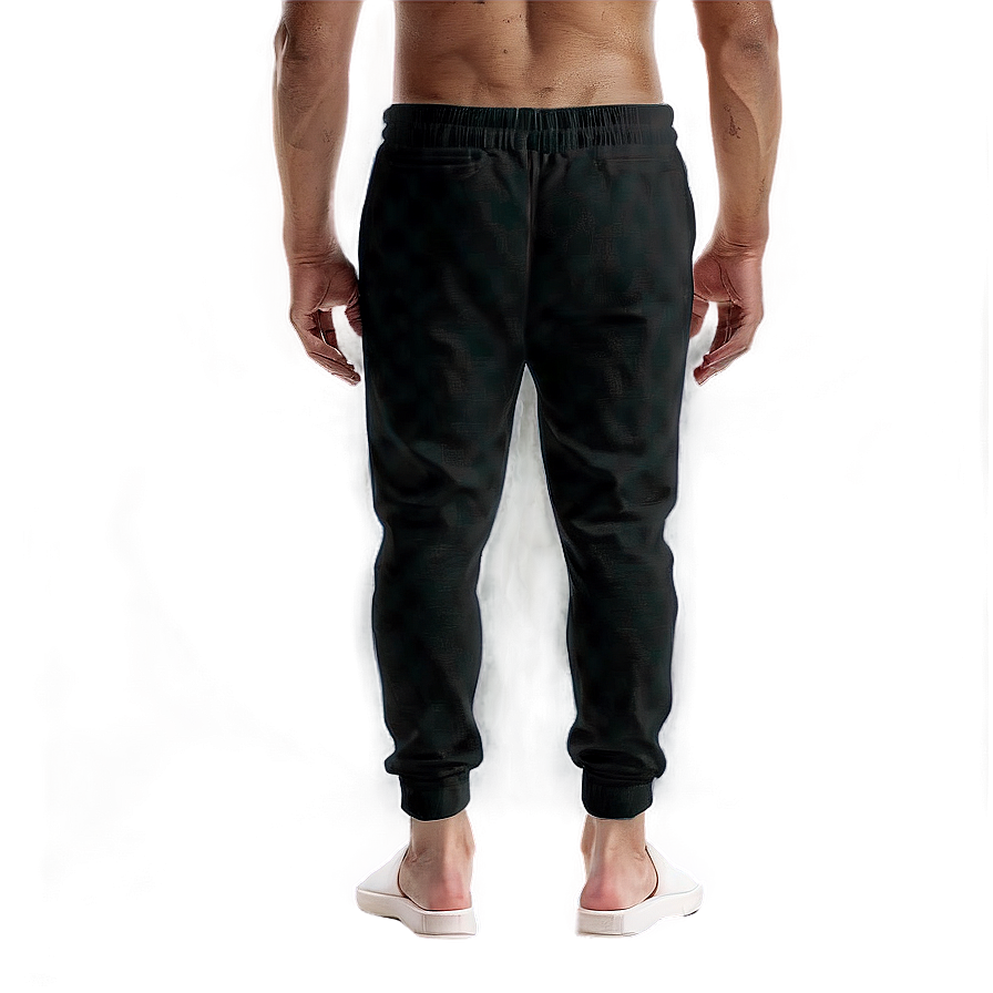 Unisex Black Sweatpants Png Cxf92 PNG image