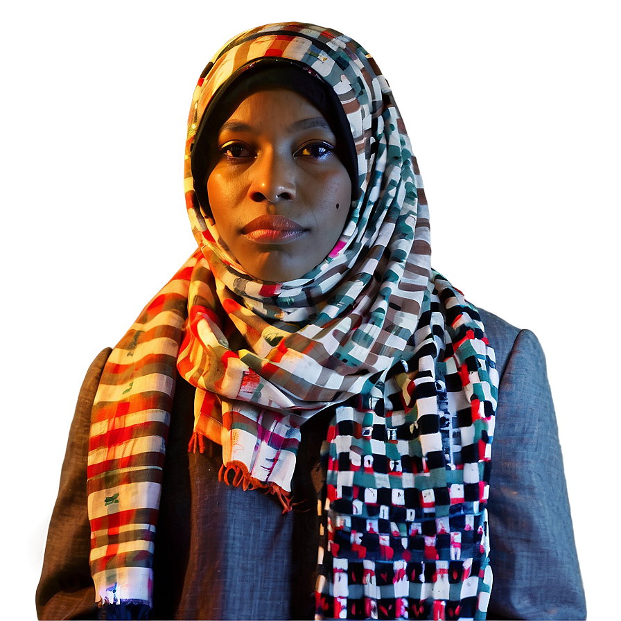 Unisex Keffiyeh Fashion Accessory Png 06272024 PNG image