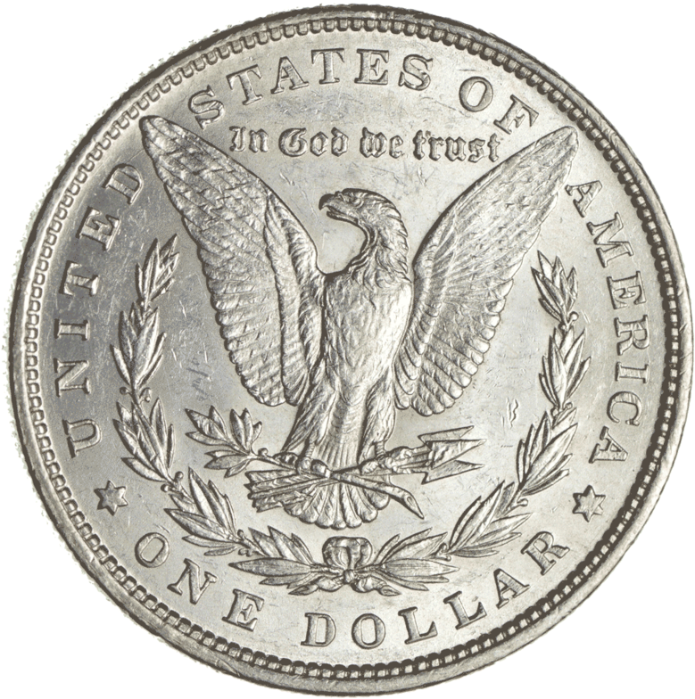 United States Silver Dollar Coin Reverse PNG image