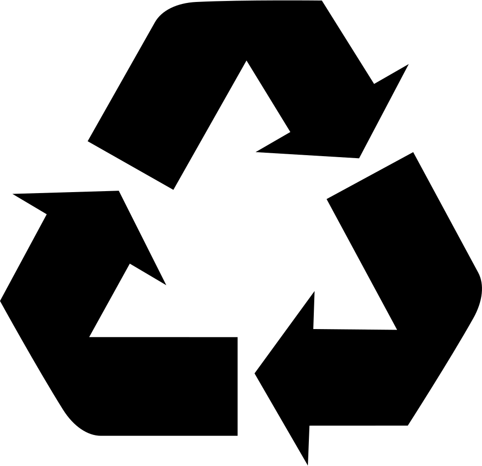 Universal Recycling Symbol PNG image