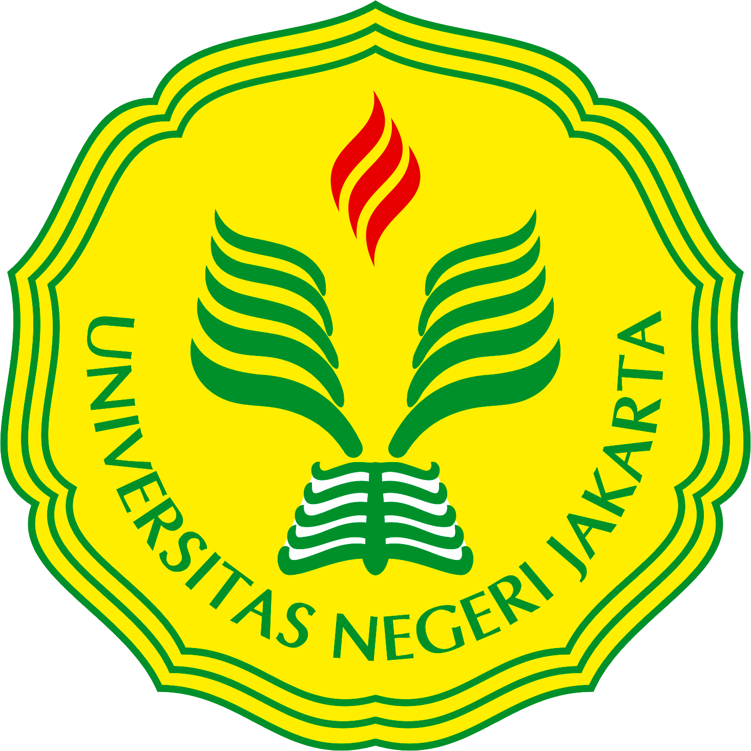 Universitas Negeri Jakarta Emblem PNG image