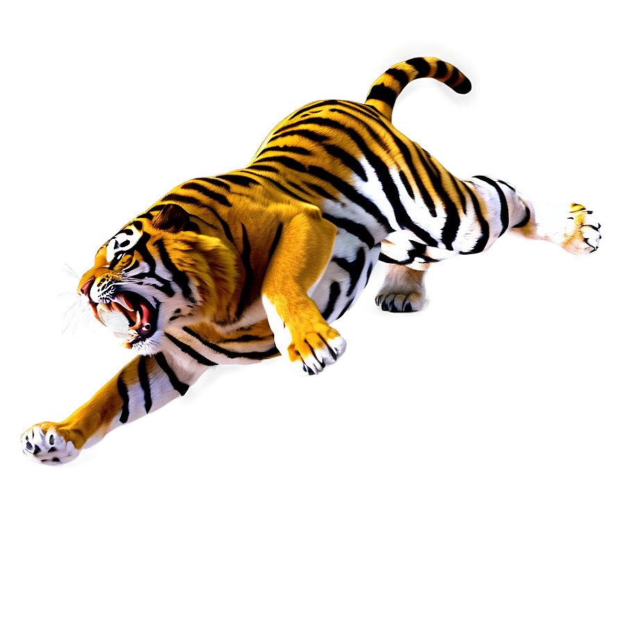 Unleashed Tiger Fury Png 06252024 PNG image