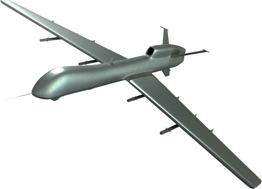 Unmanned Aerial Vehicle3 D Model PNG image