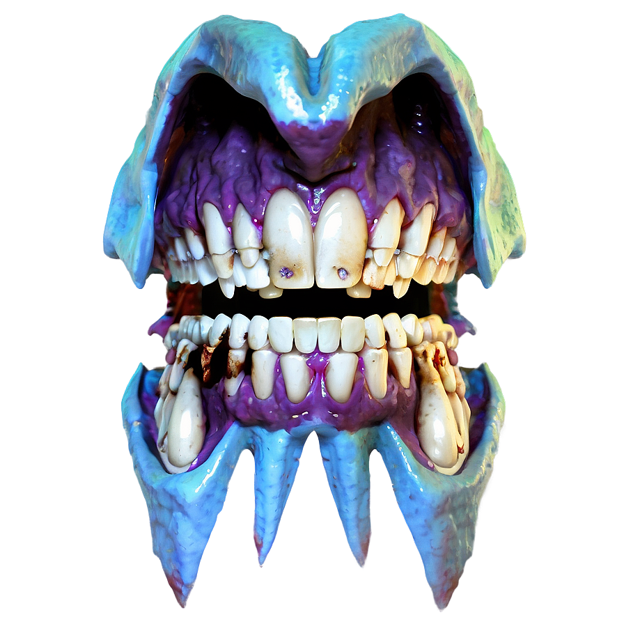 Unnerving Undead Teeth Png Jnr PNG image