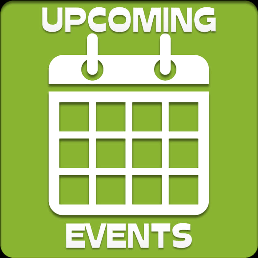 Upcoming Events Calendar Icon PNG image