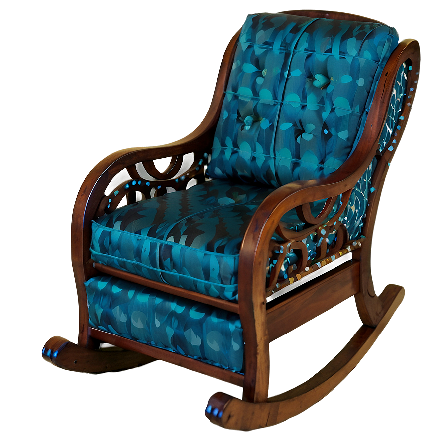 Upholstered Rocking Chair Png 68 PNG image