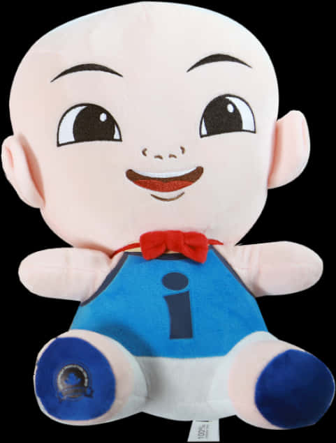 Upin Ipin Character Plush Toy PNG image