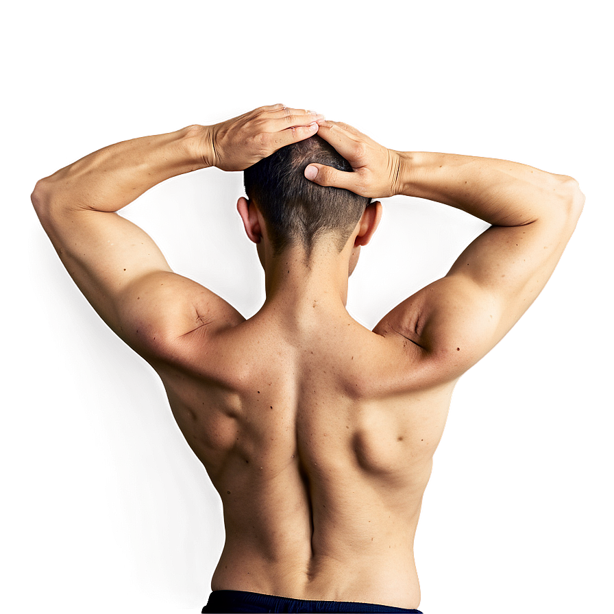 Upper Back Stretching Tips Png Iia PNG image