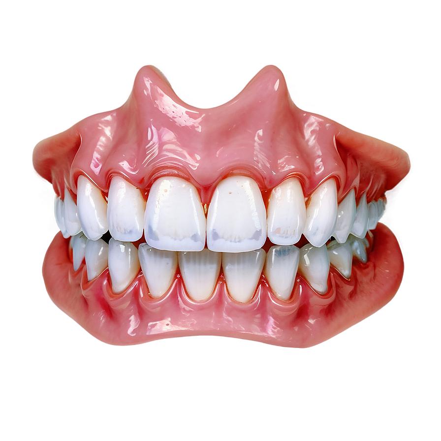 Upper Dentures Design Png 06272024 PNG image