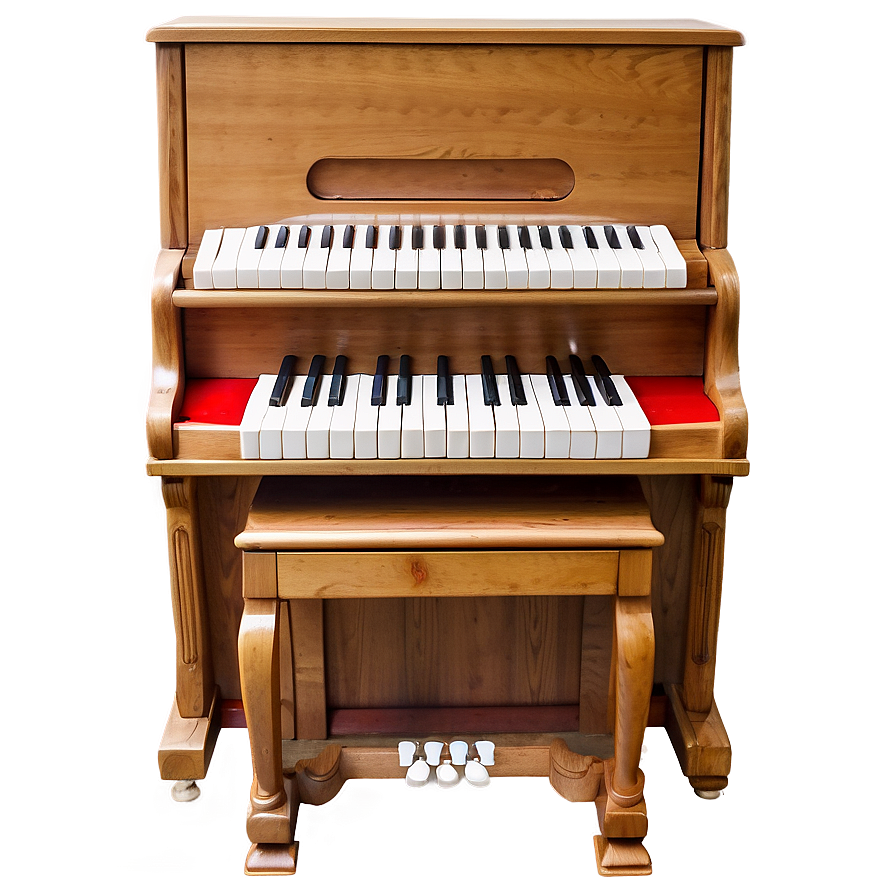 Upright Piano In Natural Light Oak Png Njh1 PNG image