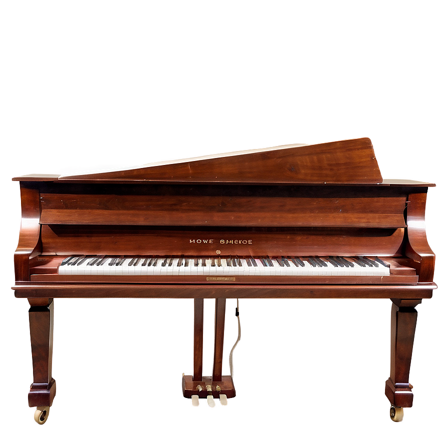 Upright Piano In Victorian Style Png Vtf38 PNG image