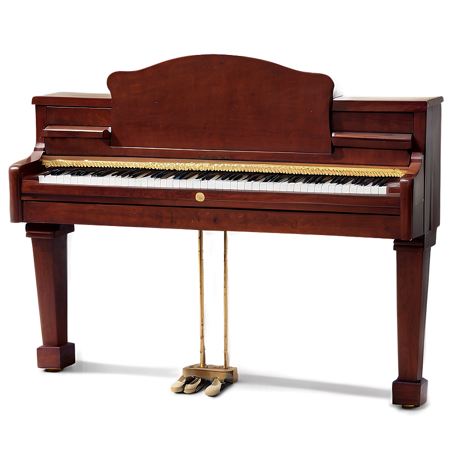 Upright Piano With Bench Png 06272024 PNG image