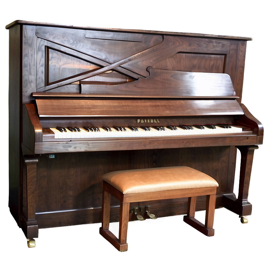 Upright Piano With Integrated Music Player Png 69 PNG image