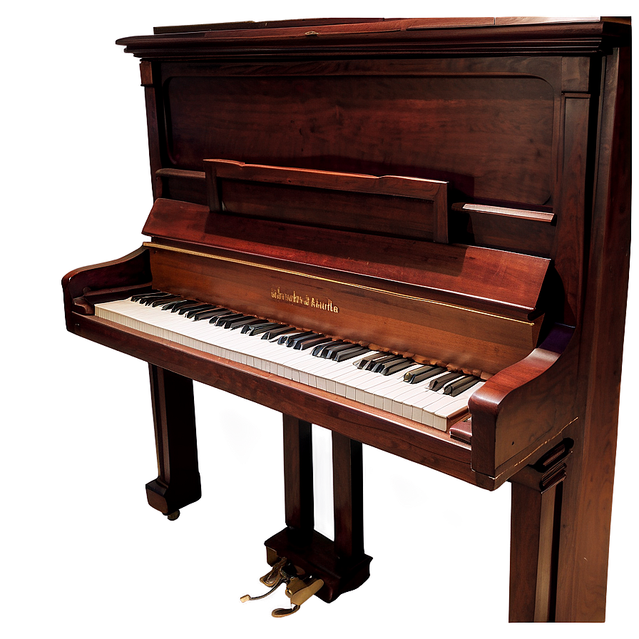 Upright Piano With Sheet Music Stand Png Pgt56 PNG image