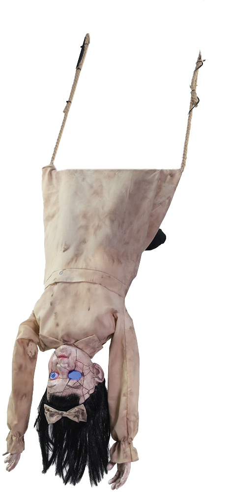 Upside Down_ Scarecrow_ Creepy_ Figure.png PNG image