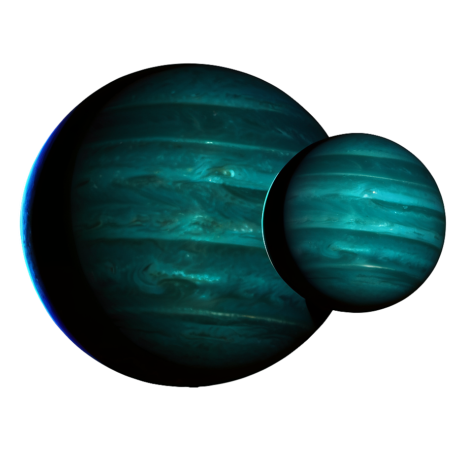 Uranus Comparative Size Png 05242024 PNG image