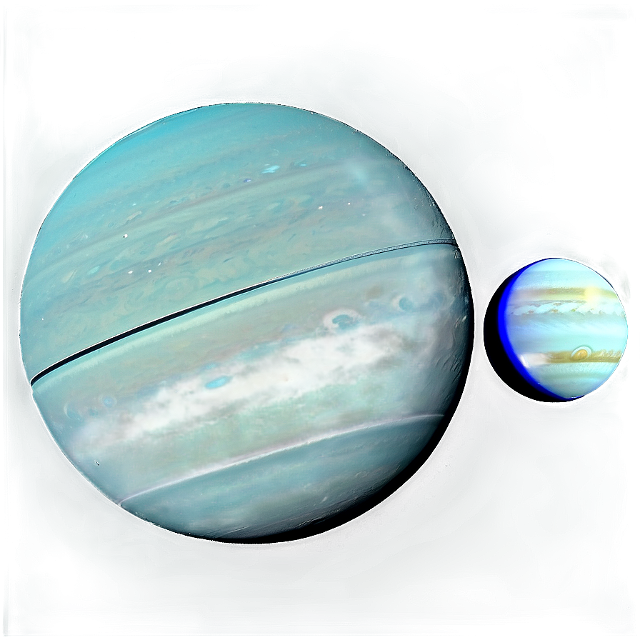 Uranus Comparative Size Png Xsb PNG image