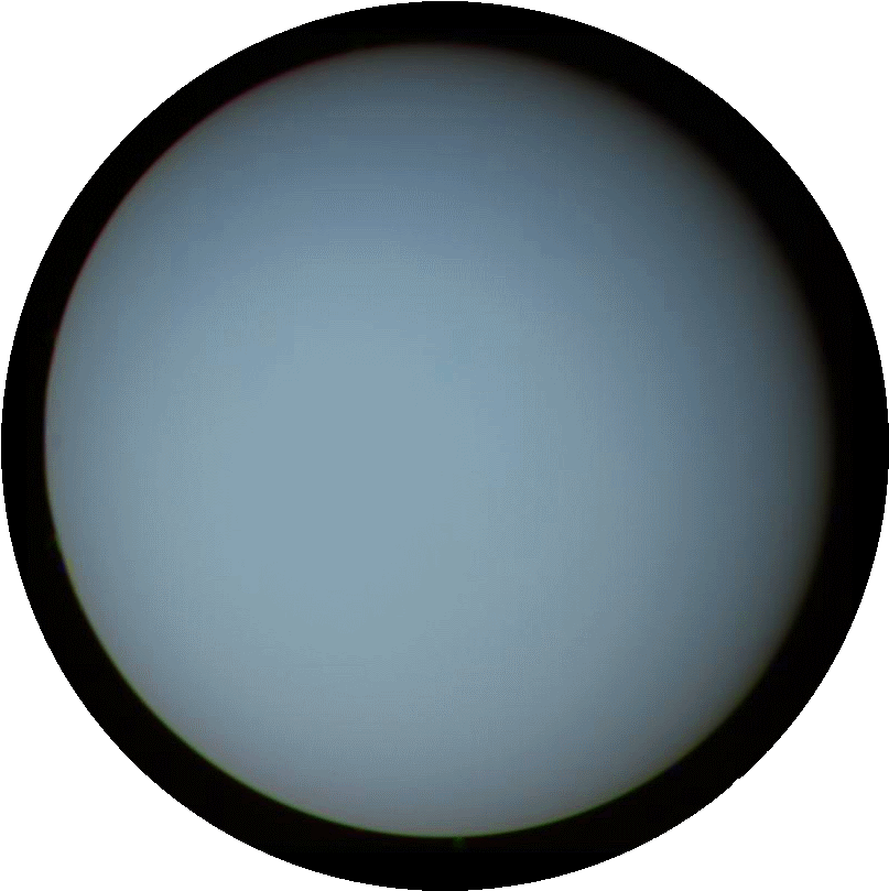Uranus Planet Profile PNG image