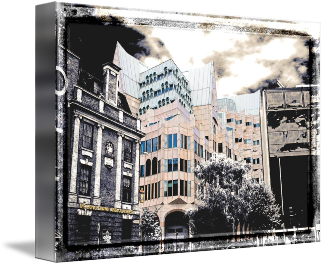 Urban Architecture Contrast Art PNG image