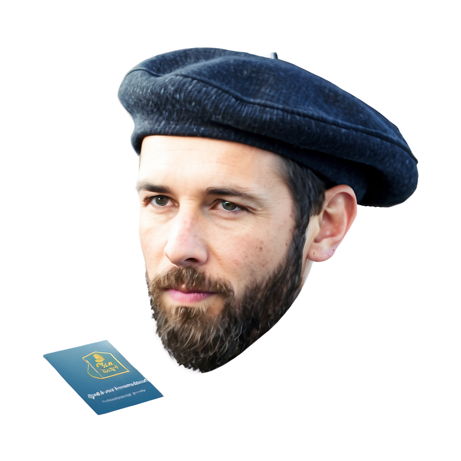 Urban Beret Template Png 06122024 PNG image