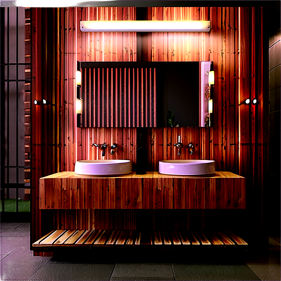 Urban Chic Bathroom Png 05242024 PNG image