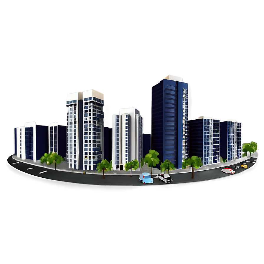 Urban City Land Png 06122024 PNG image