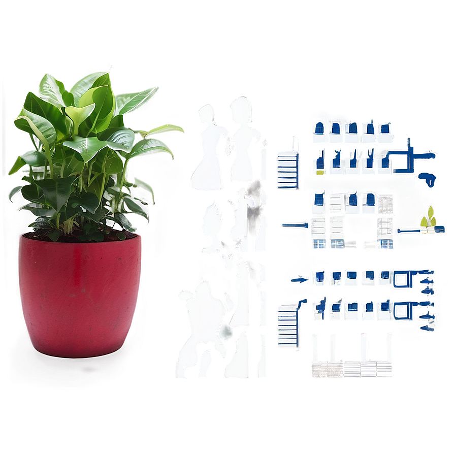 Urban Floor Plant Png 79 PNG image