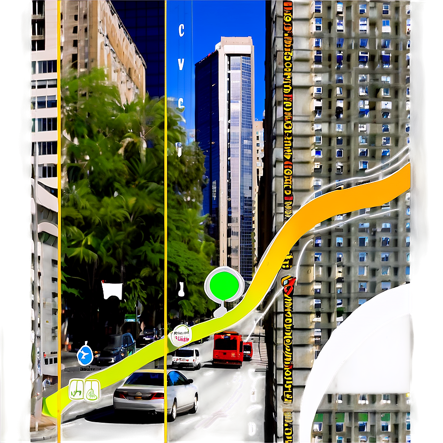 Urban Gps Navigation Png Keb36 PNG image