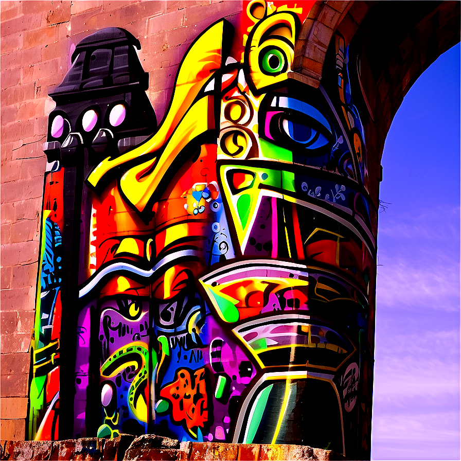 Urban Graffiti Art In Sevilla Png Sgf28 PNG image