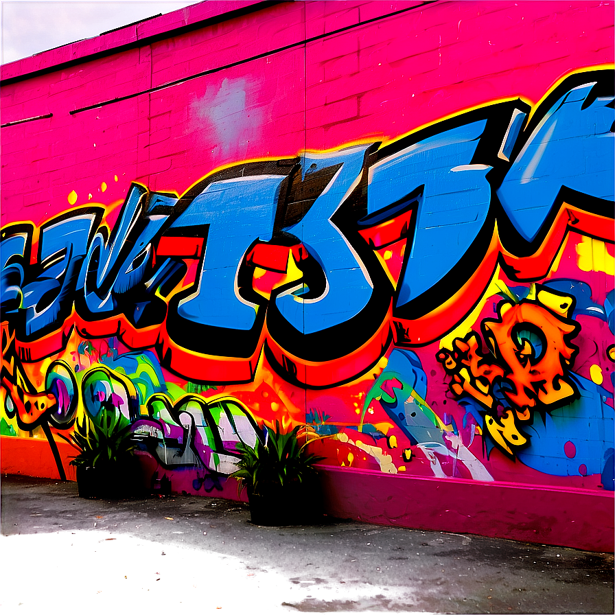 Urban Graffiti Mural Png Ihs PNG image