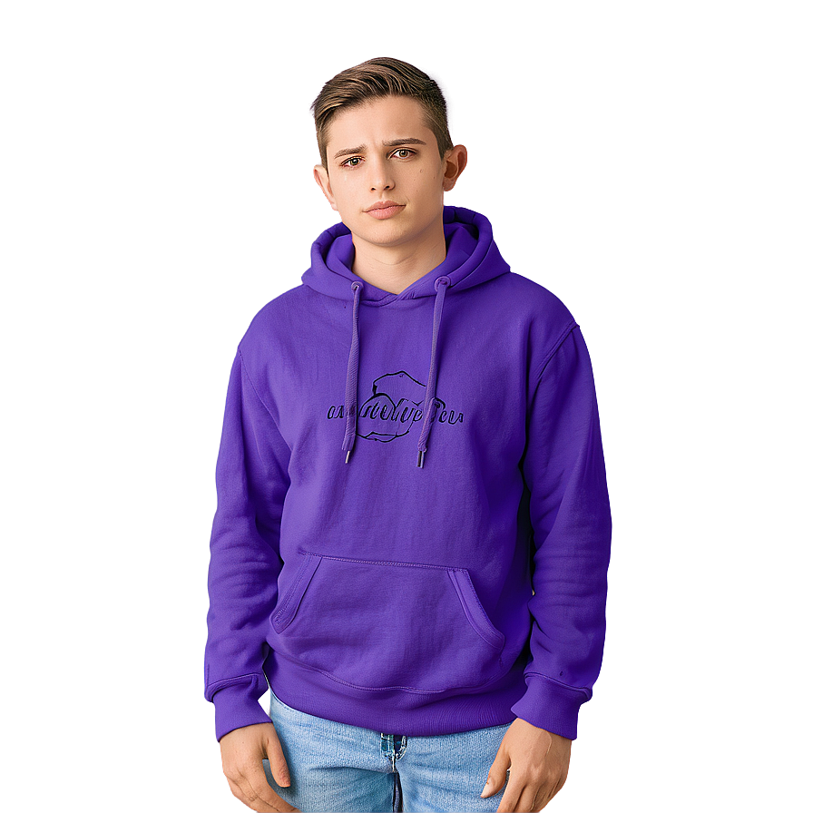 Urban Purple Hoodie Drawing Png 84 PNG image