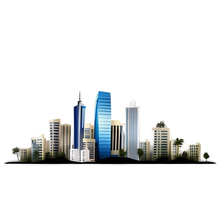 Urban Skyline Creation Png 06202024 PNG image