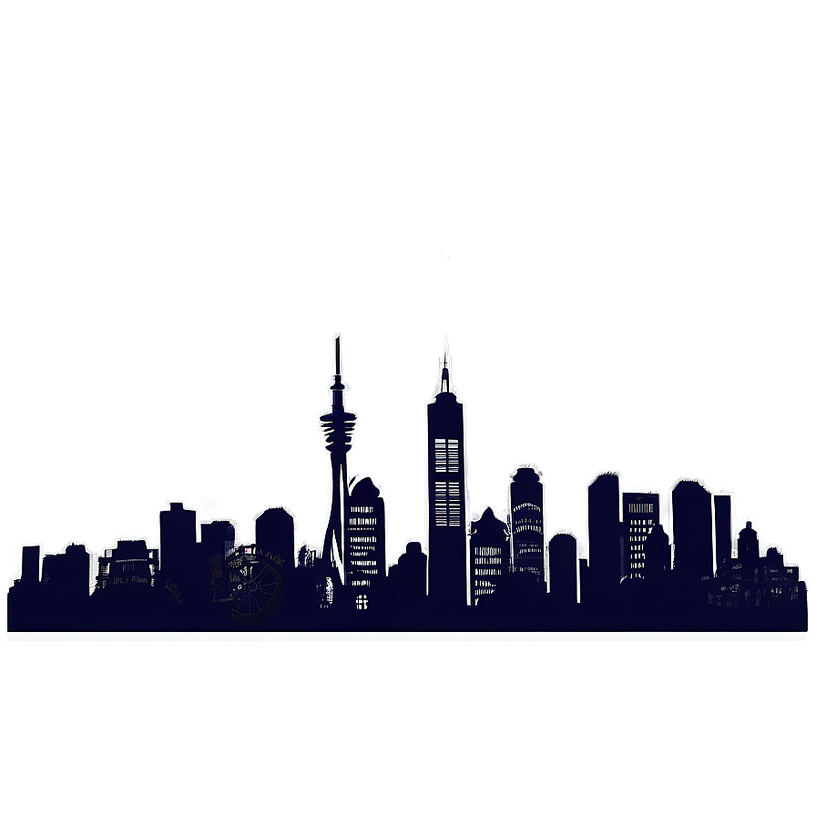 Urban Skyline Silhouette Png 39 PNG image