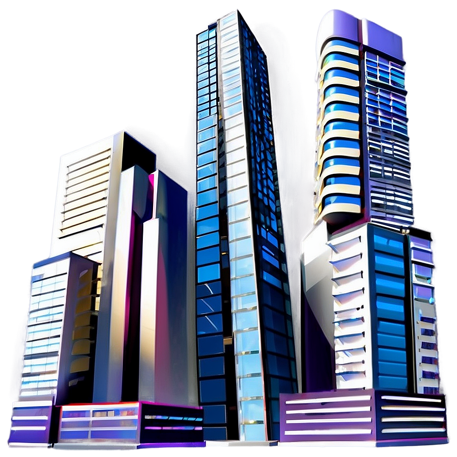 Urban Skyscraper Skyline Png Ugn99 PNG image