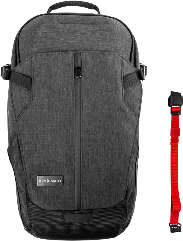 Urban Style Backpackwith Red Strap PNG image