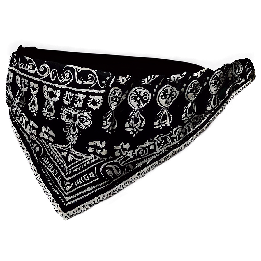 Urban Style Black Bandana Png Uks7 PNG image