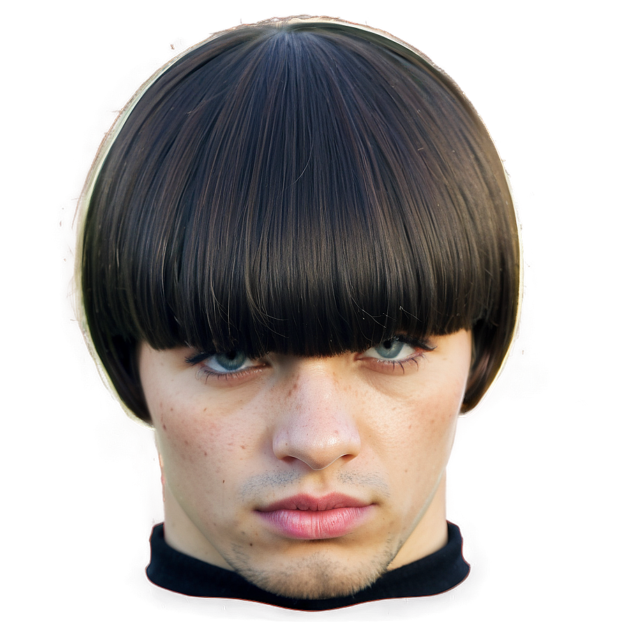 Urban Style Bowl Cut Png 84 PNG image