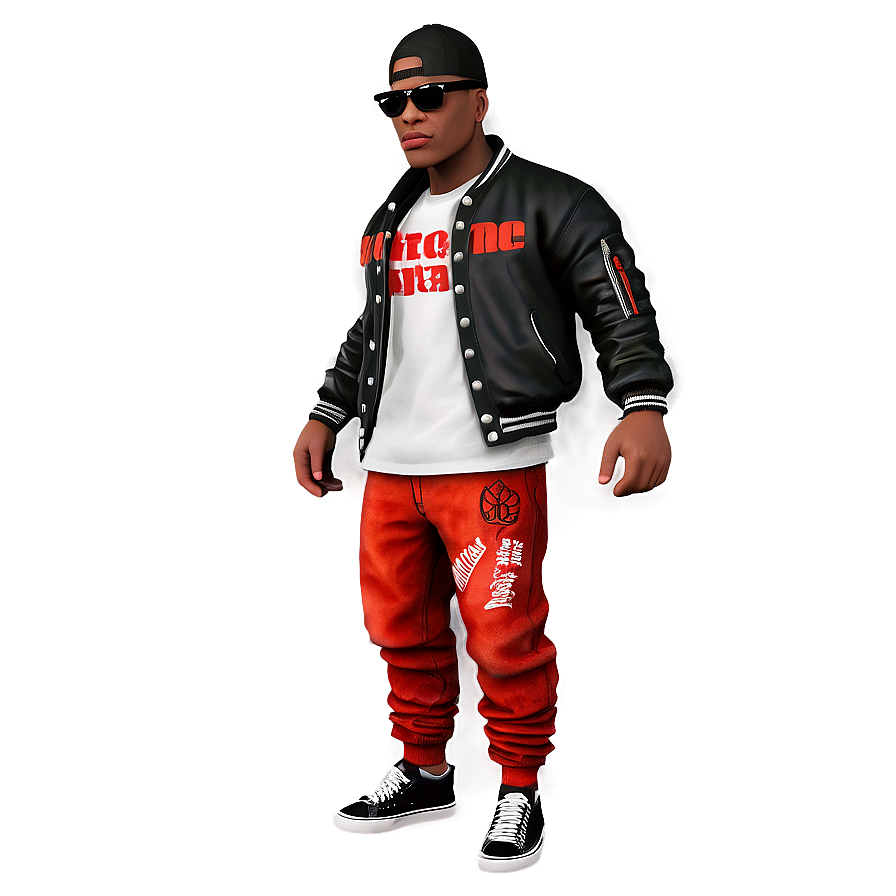 Urban Thug Outfit Png 06252024 PNG image