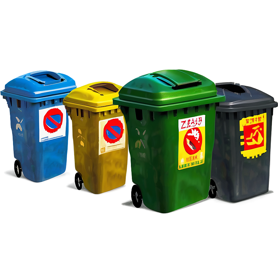 Urban Trash Bin Png 05042024 PNG image