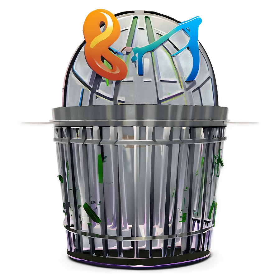 Urban Trash Bin Png 05042024 PNG image