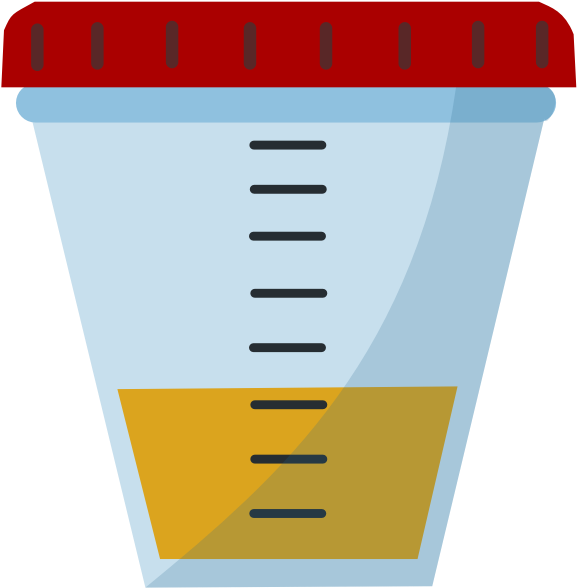 Urine Sample Container Icon PNG image